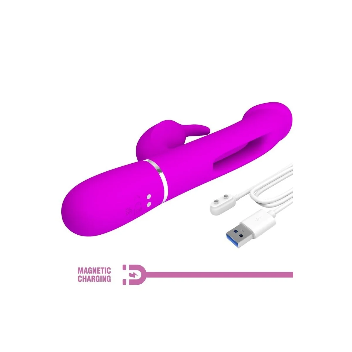 Dejon Rabbit Vibrator 3 in 1 Multifunktions Fucsia von Pretty Love Flirtation kaufen | Fesselliebe