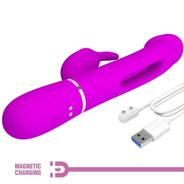 Dejon Rabbit Vibrator 3 in 1 Multifunktions Fucsia von Pretty Love Flirtation kaufen | Fesselliebe