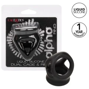 Alpha Dual Cage Ring Schwarz von Calexotics kaufen | Fesselliebe