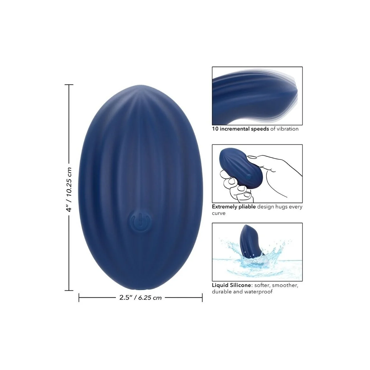 Cashmere-Samt-Curve-Blau von Calexotics kaufen | Fesselliebe