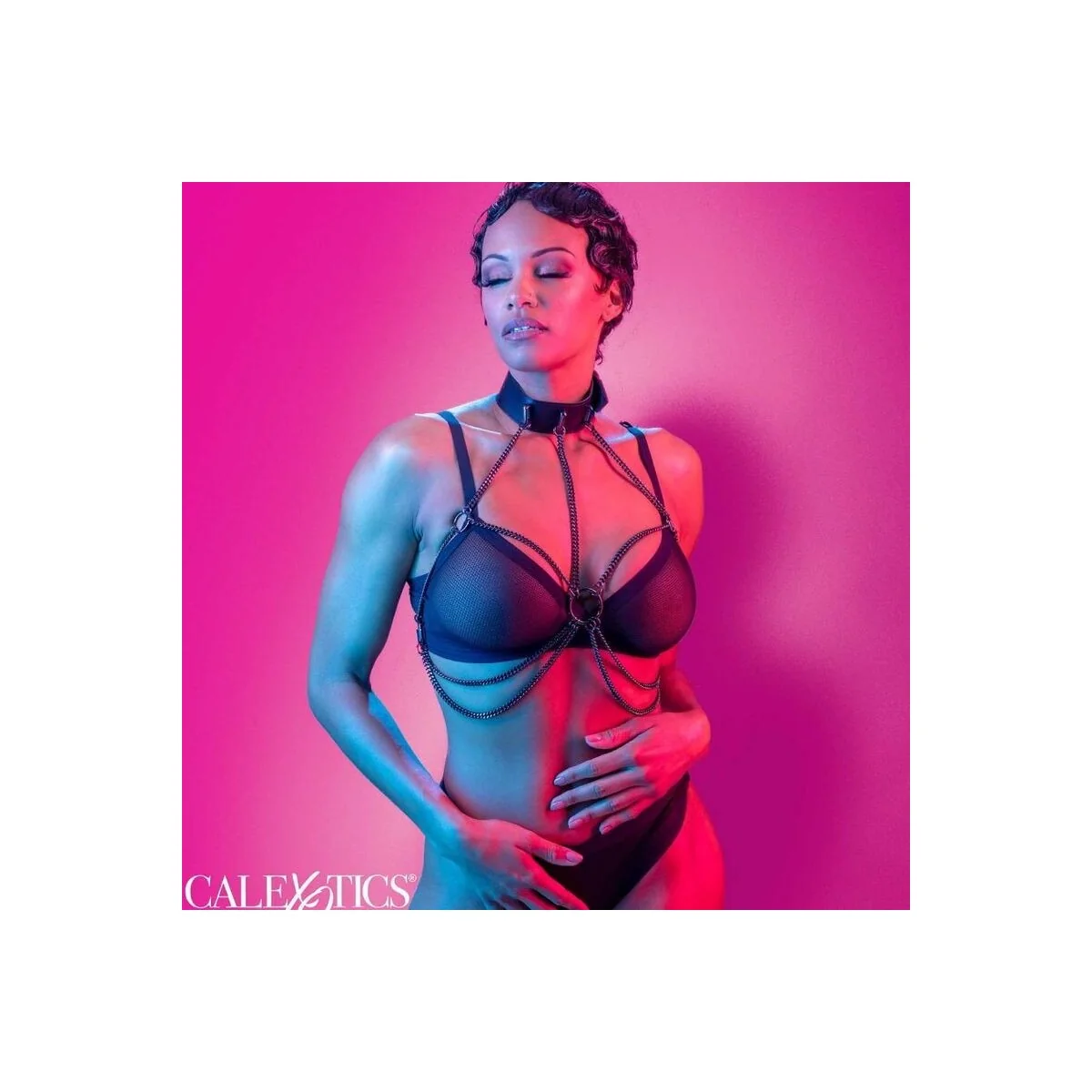 Euphoria Mehrkettenhalsbandgeschirr von Calexotics kaufen | Fesselliebe