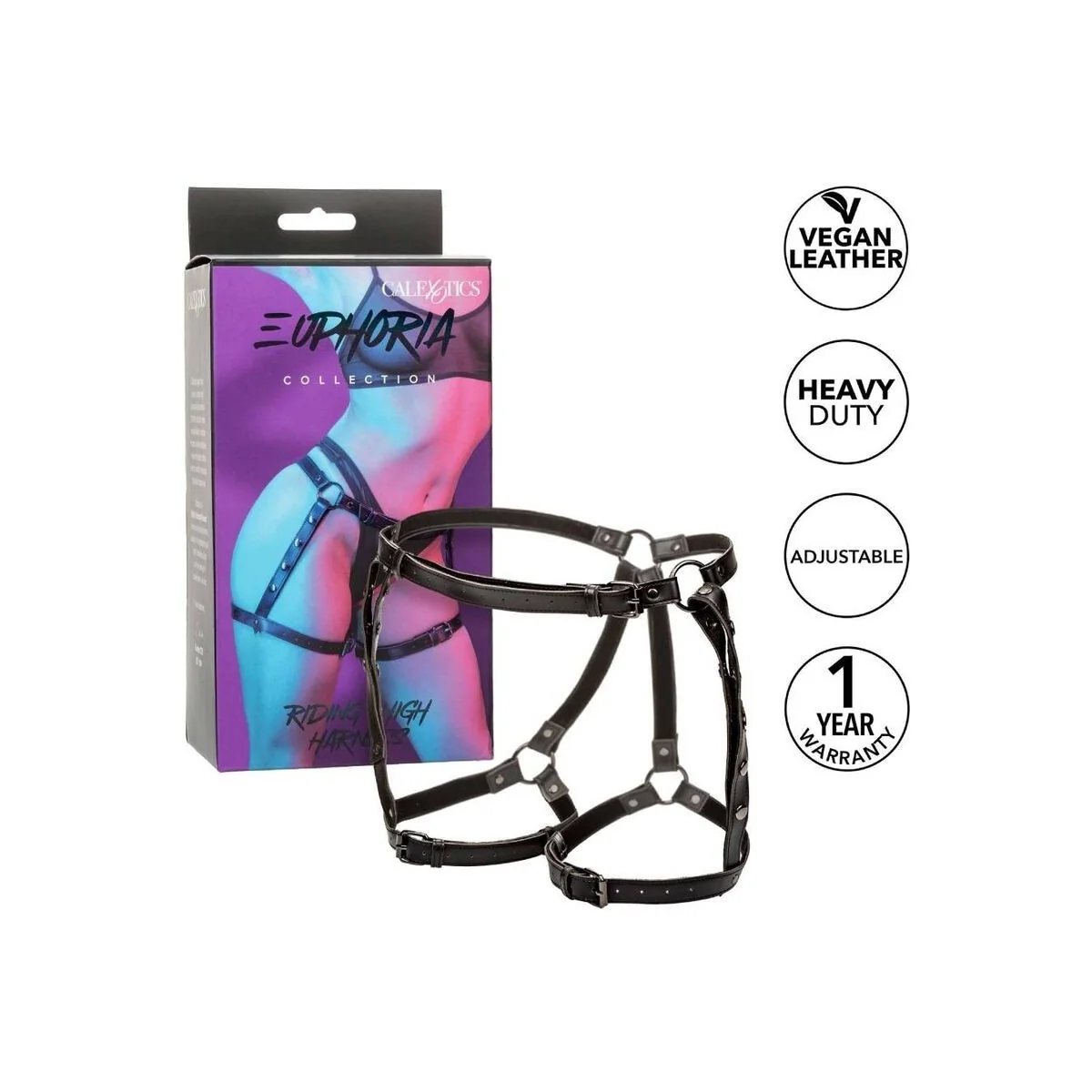 Euphoria-Reit-Oberteilgeschirr von Calexotics kaufen | Fesselliebe