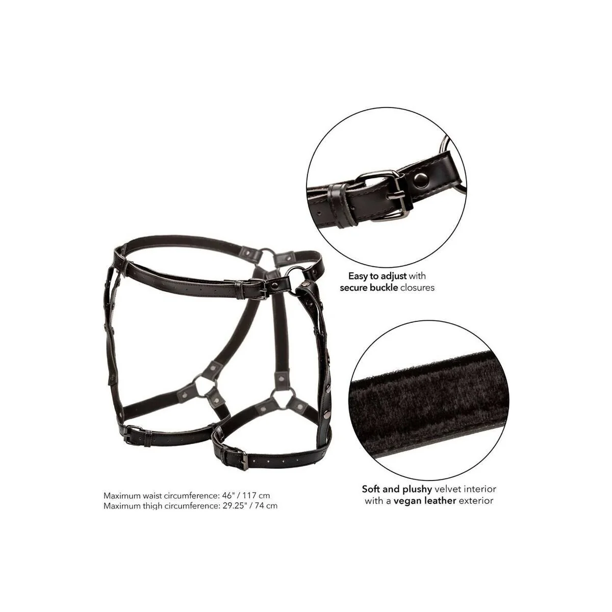 Euphoria Plus Size Reit-Oberkeitengurt von Calexotics kaufen | Fesselliebe