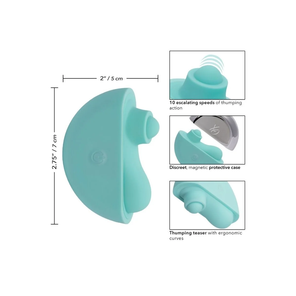 Ovation Acclaim Stimulator Aqua Green von Calexotics kaufen | Fesselliebe