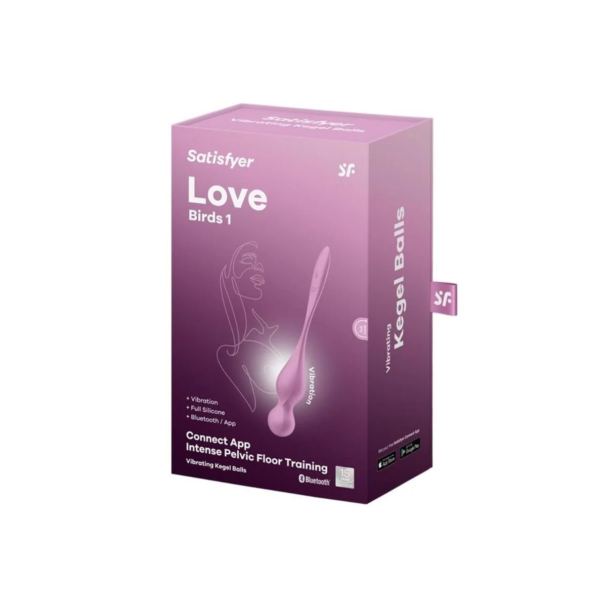 Love Birds Vibrierende Kegel-Kugeln Rosa von Satisfyer Balls kaufen | Fesselliebe