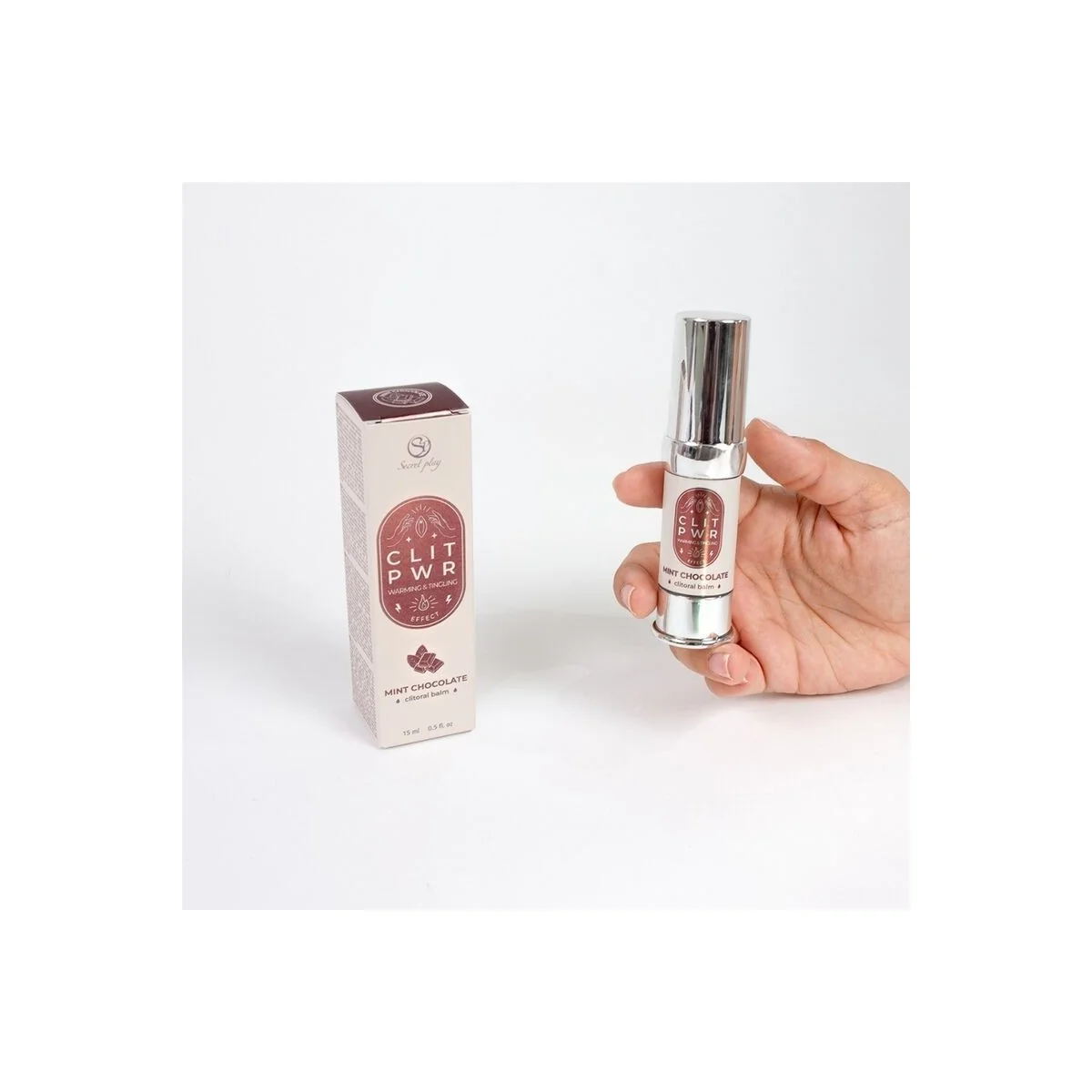 Clit Pwr Klitoris-Balsam Minze Schokolade von Secretplay Cosmetic kaufen | Fesselliebe