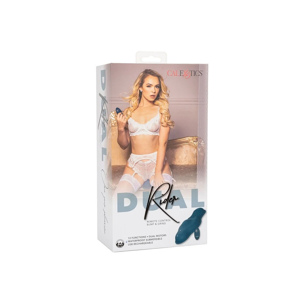 Rider Massager Doppelmotor mit Fernbedienung Blau von Calexotics kaufen | Fesselliebe