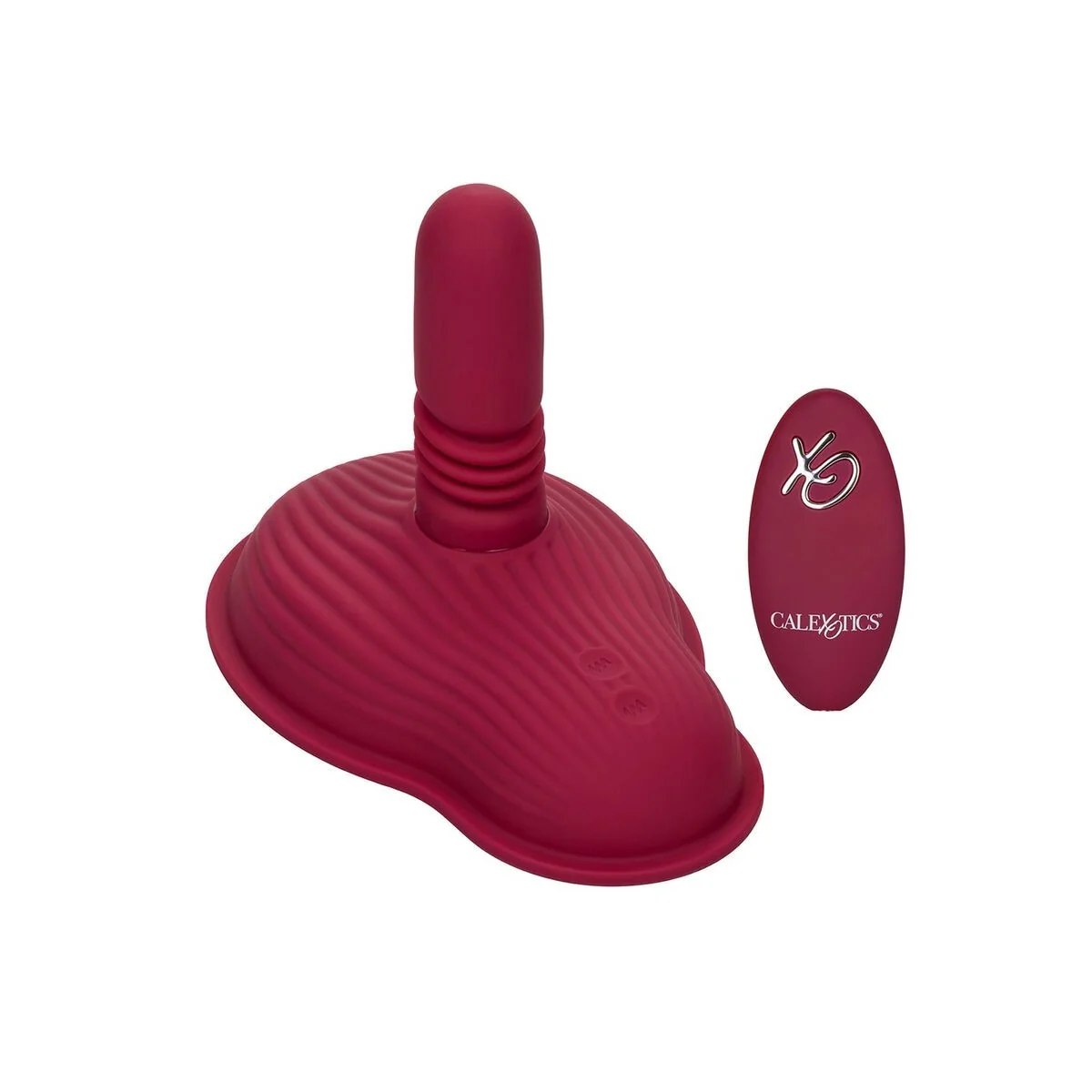 Rider Massager Doppelmotor mit Fernbedienung Rot von Calexotics kaufen | Fesselliebe