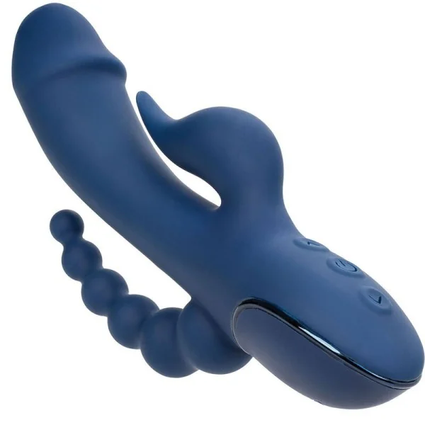 Vibrator Dreifach-Orgasmus Blau von Calexotics kaufen | Fesselliebe