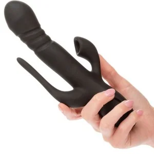 Vibrator Triple Euphoria Schwarz von Calexotics kaufen | Fesselliebe