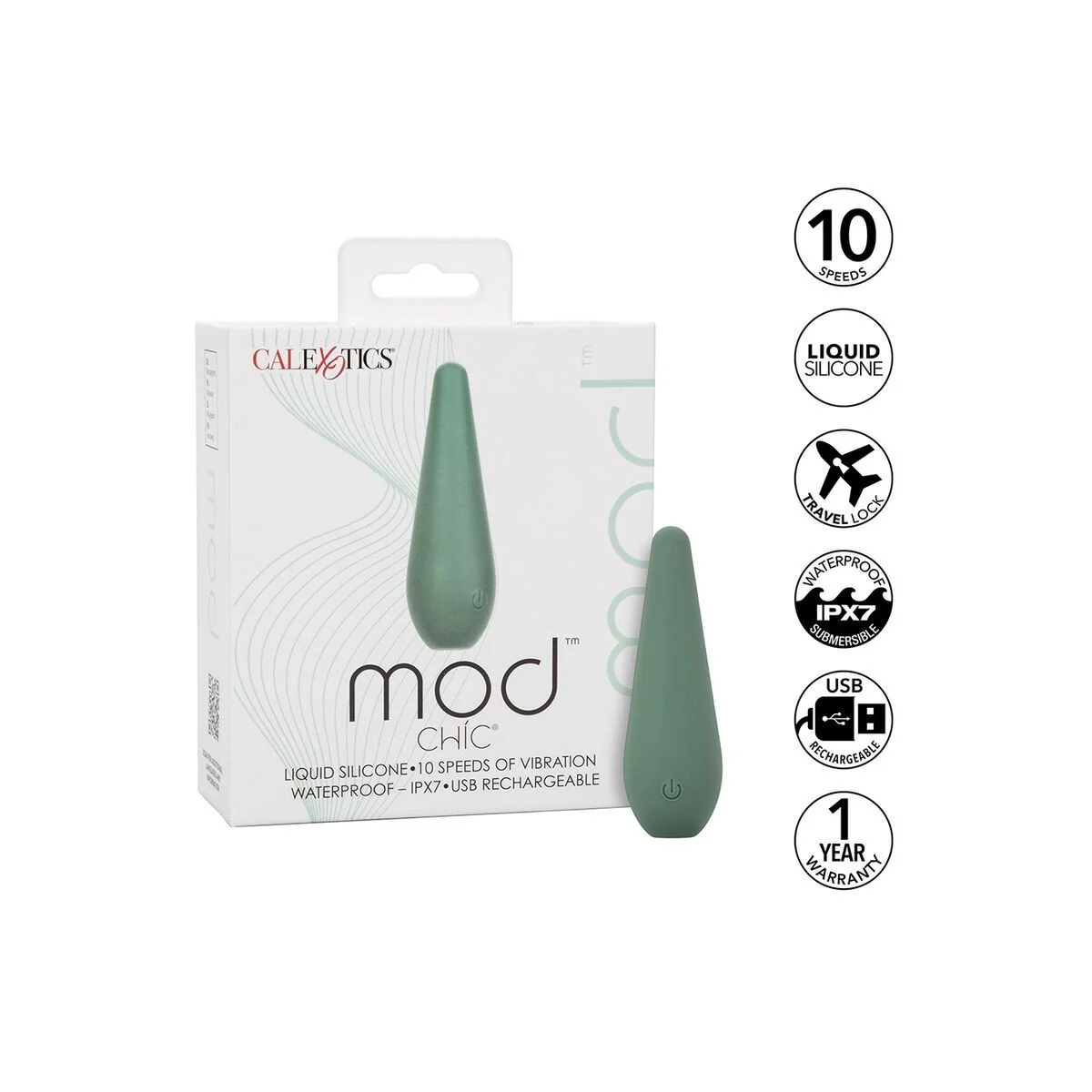 Mod Chic Stimulator Grün von Calexotics kaufen | Fesselliebe