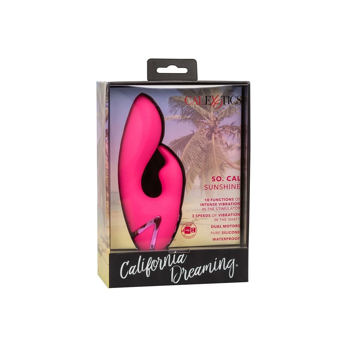 So. Cal Sunshine Vibrator Rabbit Fuchsia von California Dreaming von Calexotics kaufen | Fesselliebe