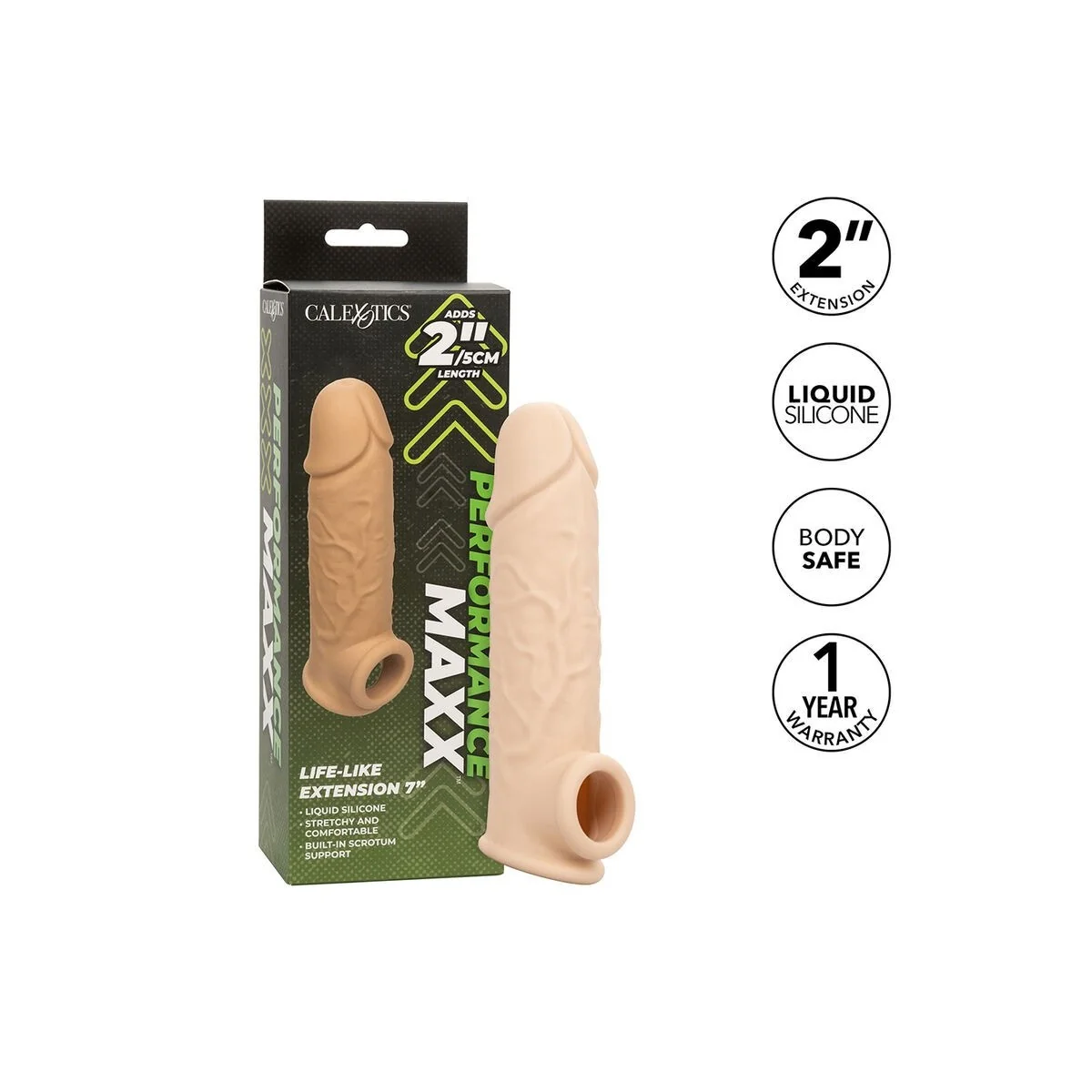 Performance Maxx Lebensnahe Extension 7 Helle Beige von Calexotics kaufen | Fesselliebe