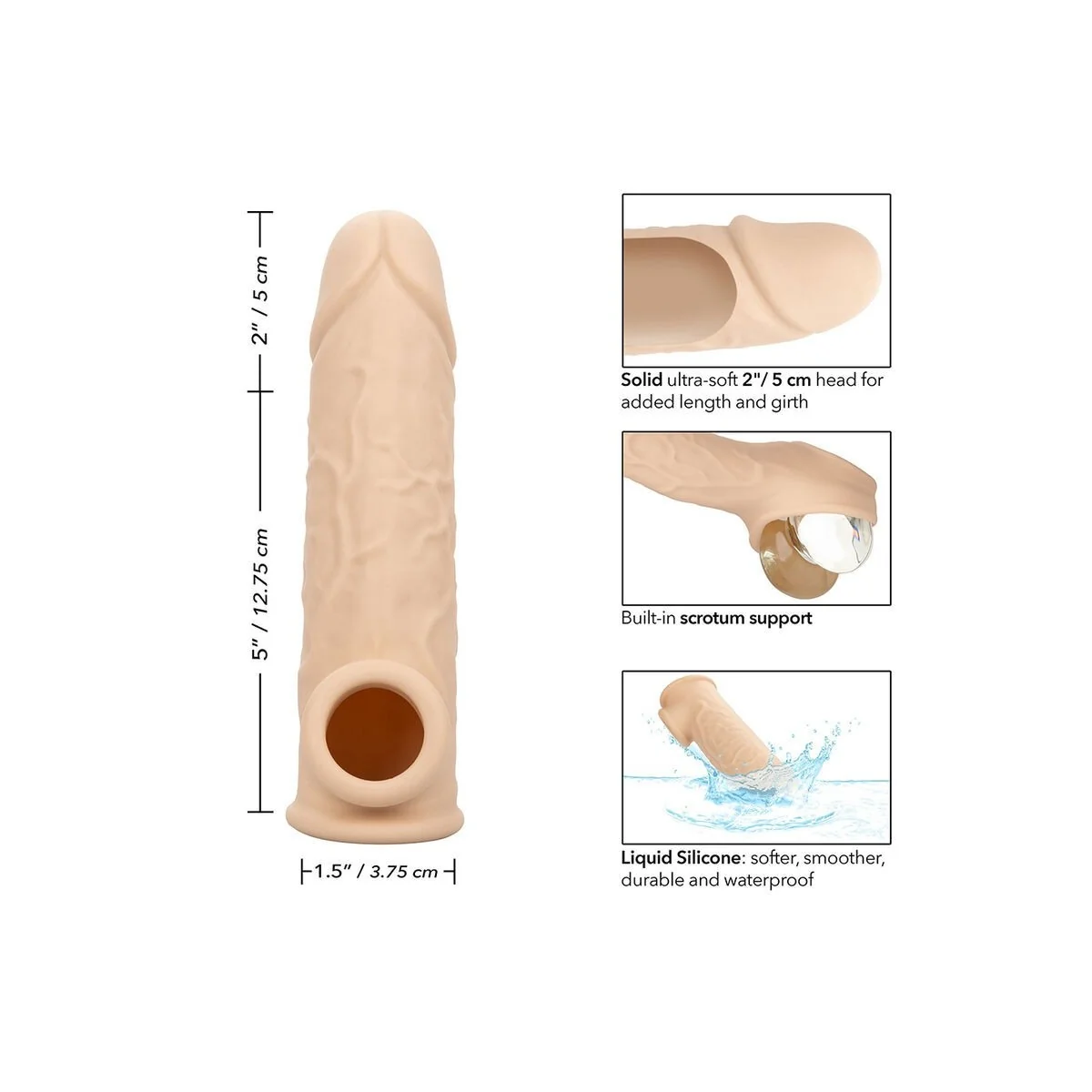 Performance Maxx Lebensnahe Extension 7 Helle Beige von Calexotics kaufen | Fesselliebe