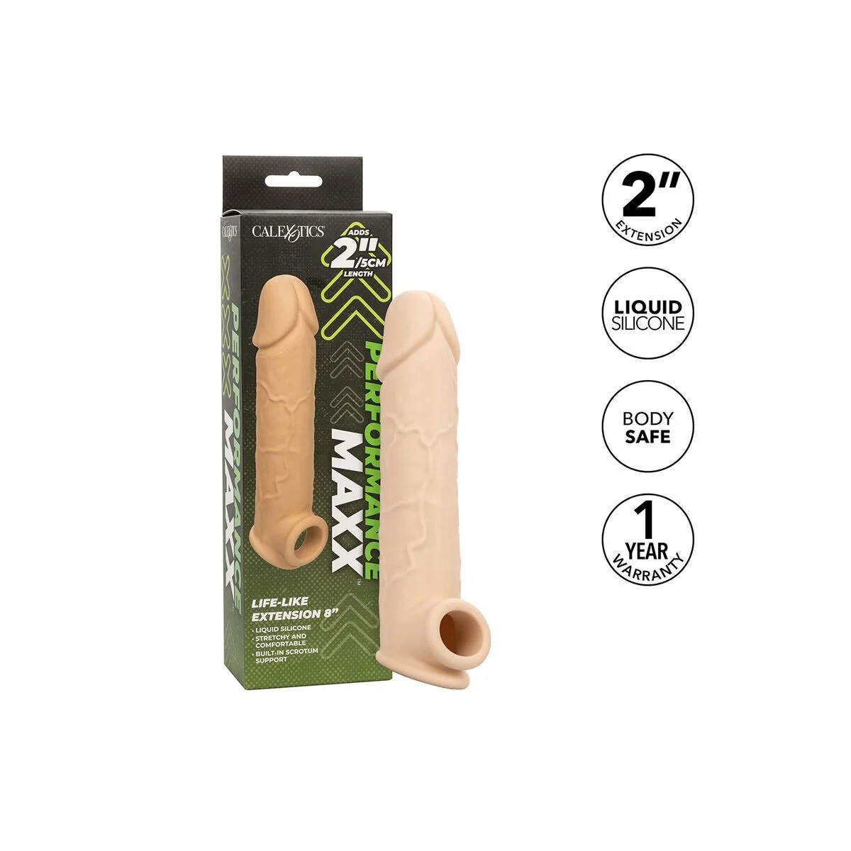 Performance Maxx Lebensnahe Extension 8 Helle Beige von Calexotics kaufen | Fesselliebe