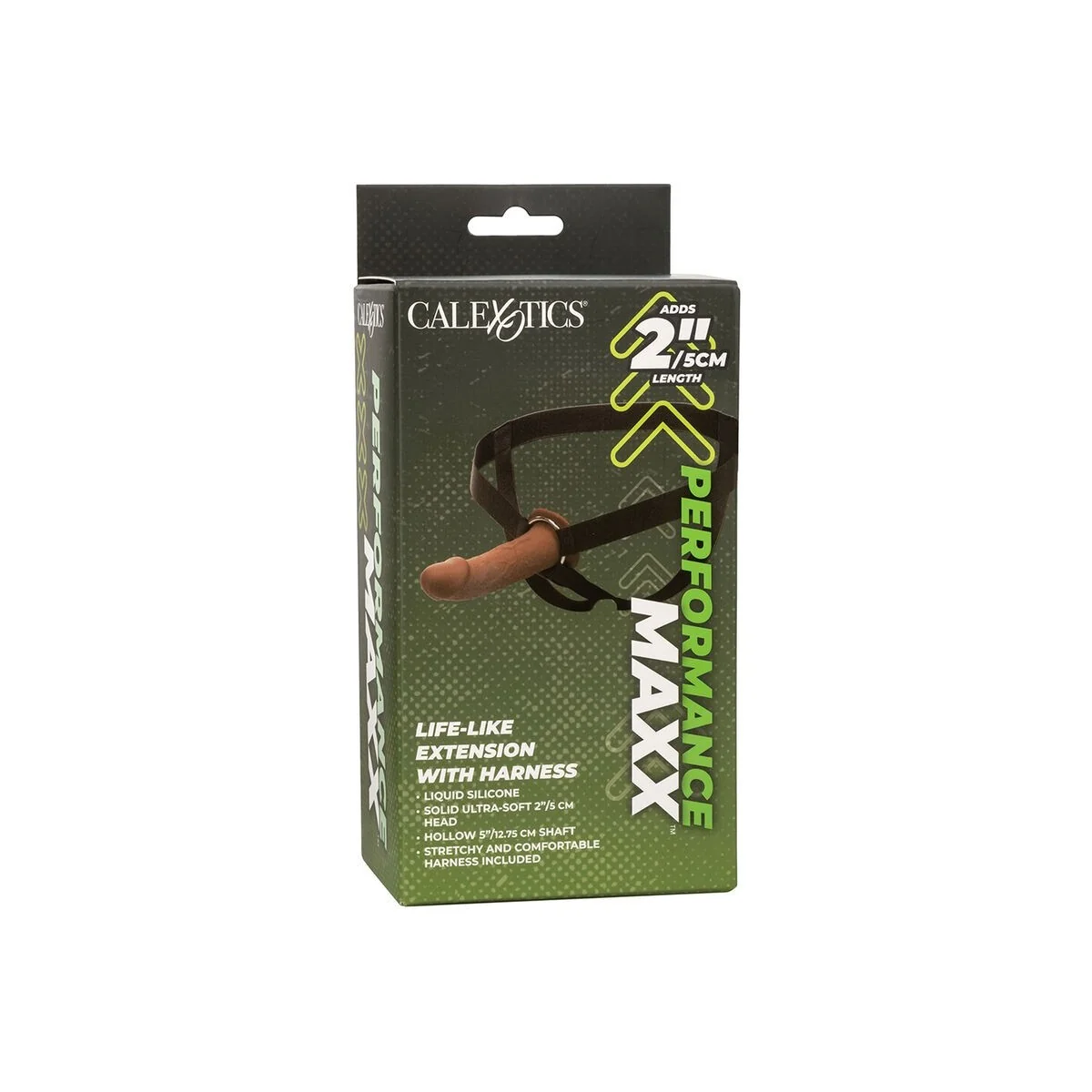 Performance Maxx Lebensechte Verlngerung mit Geschirr, Braun von Calexotics kaufen | Fesselliebe