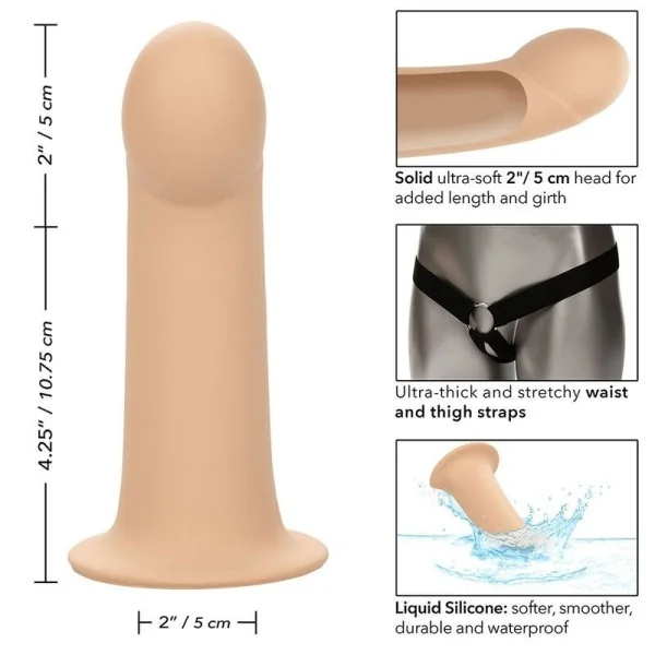 Performance Maxx Extension mit Gurt Light Skin von Calexotics kaufen | Fesselliebe