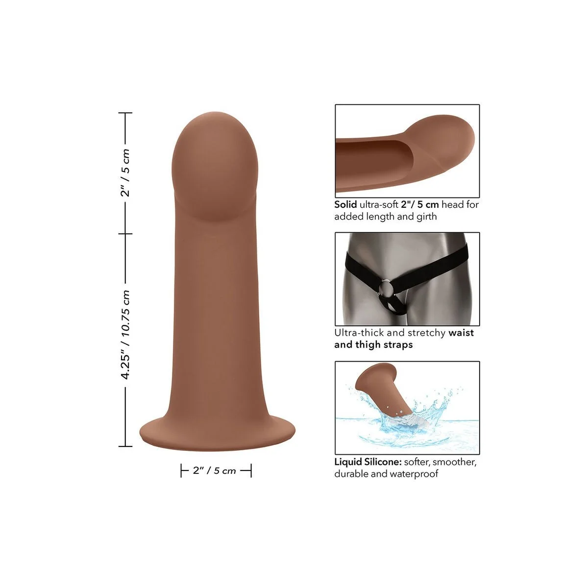 Performance Maxx Extension mit Gurt, Braun von Calexotics kaufen | Fesselliebe