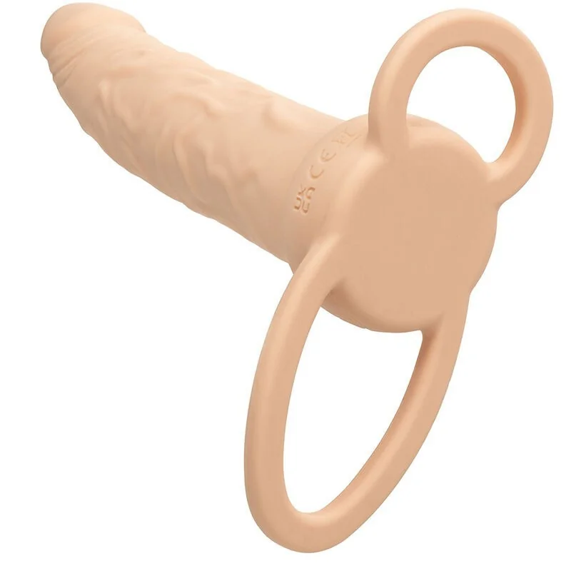 Performance Maxx wiederaufladbarer Dual Penetrator, Helle Beige von Calexotics kaufen | Fesselliebe 2