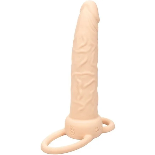 Performance Maxx wiederaufladbarer Dual Penetrator, Helle Beige von Calexotics kaufen | Fesselliebe