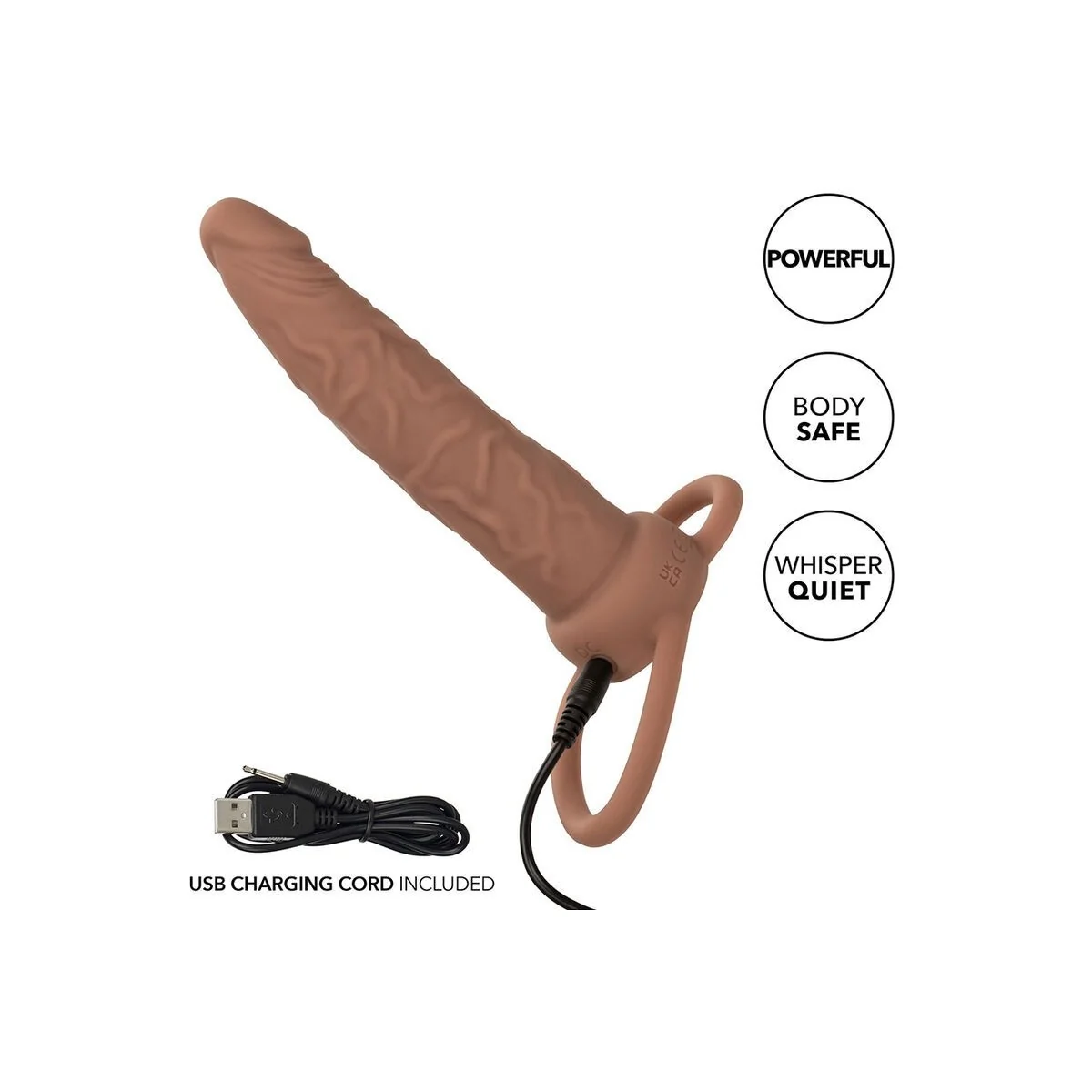 Performance Maxx wiederaufladbarer Dual-Penetrator, Braun von Calexotics kaufen | Fesselliebe