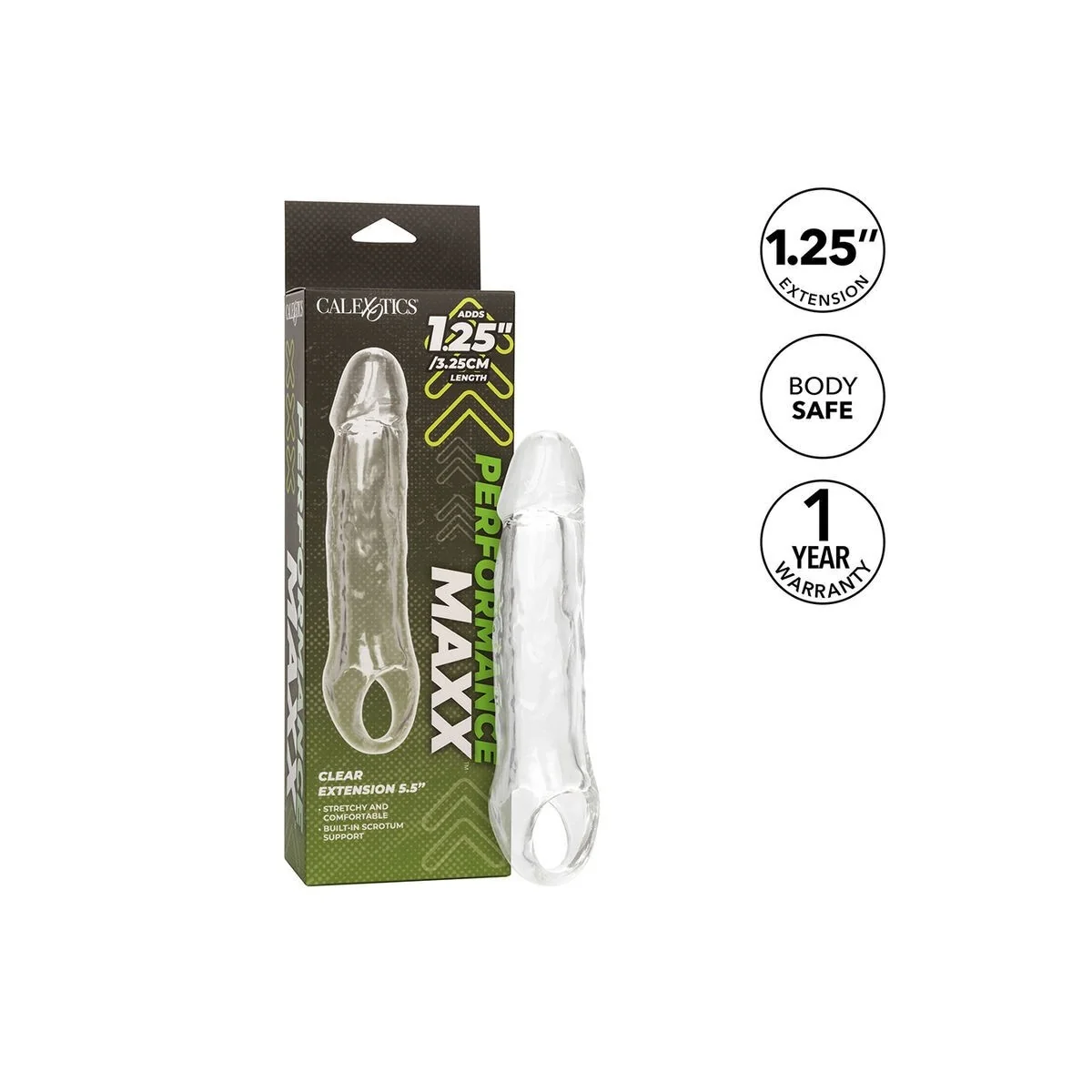 Performance Maxx Clear Extension 5,5 Transparent von Calexotics kaufen | Fesselliebe
