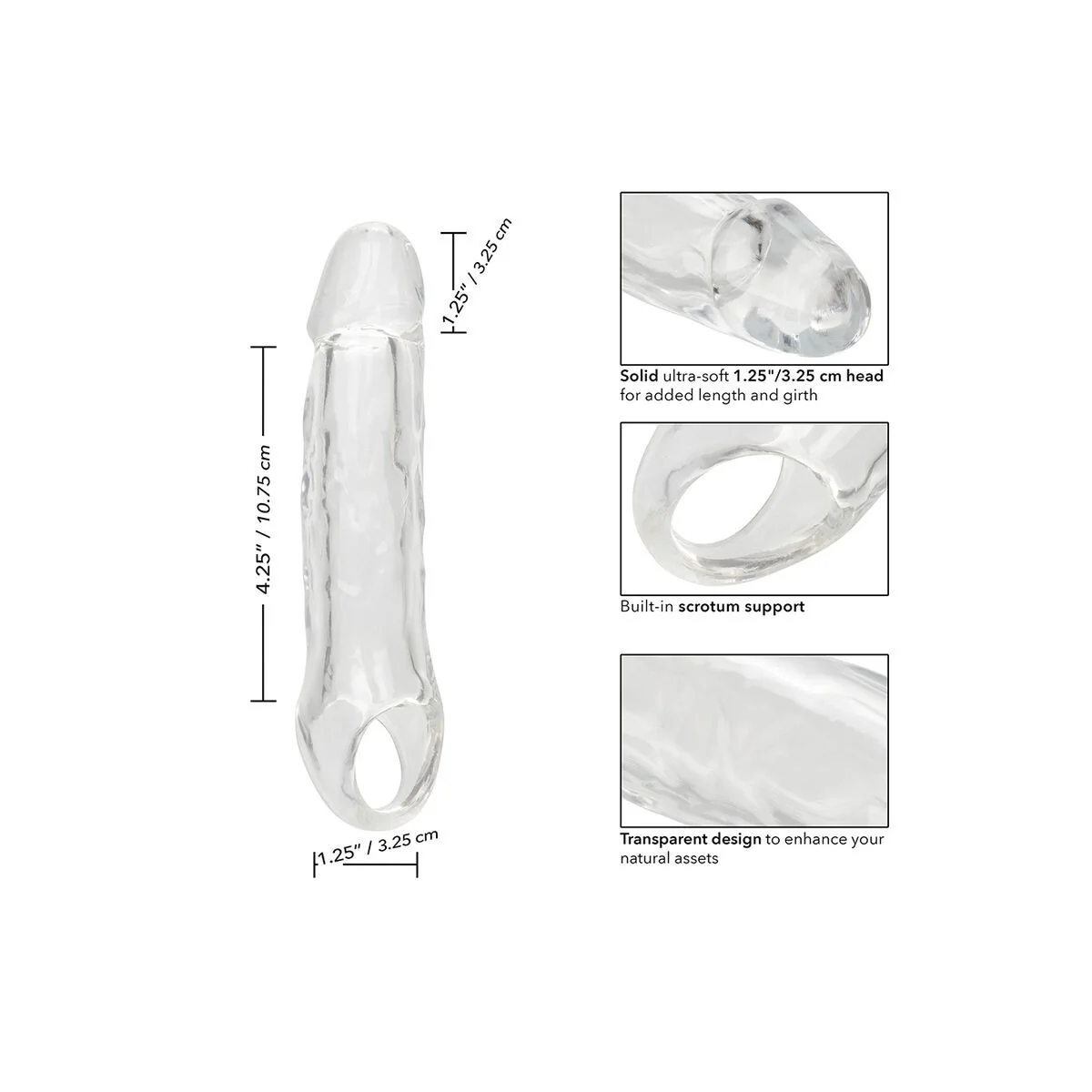 Performance Maxx Clear Extension 5,5 Transparent von Calexotics kaufen | Fesselliebe