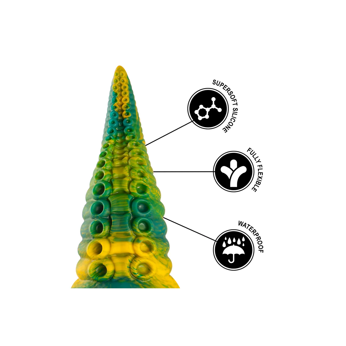 Cetus Grüner Tentakel-Dildo, Kleine Größe von Epic kaufen | Fesselliebe