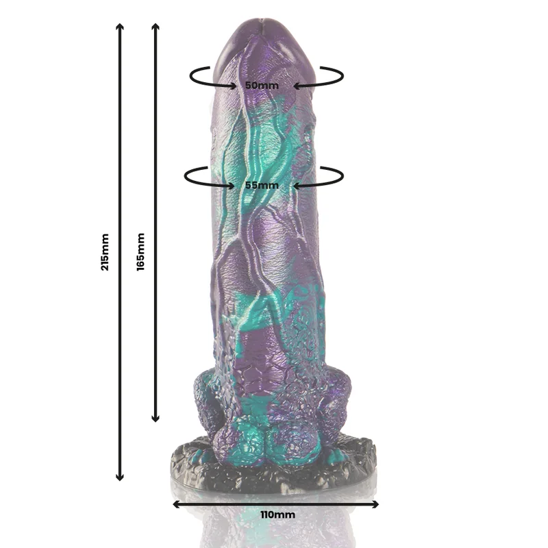 Basilisk Dildo Doppelt Schuppig Vergnügen, Grosse Größe von Epic kaufen | Fesselliebe 2