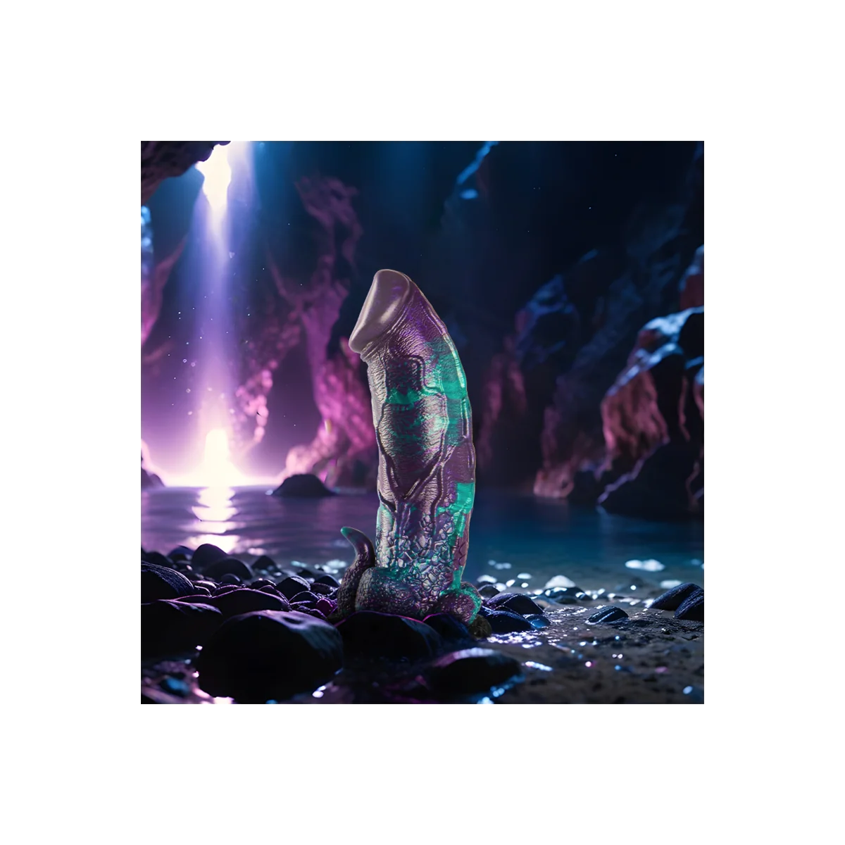 Basilisk Dildo Doppelt Schuppig Vergnügen, Grosse Größe von Epic kaufen | Fesselliebe