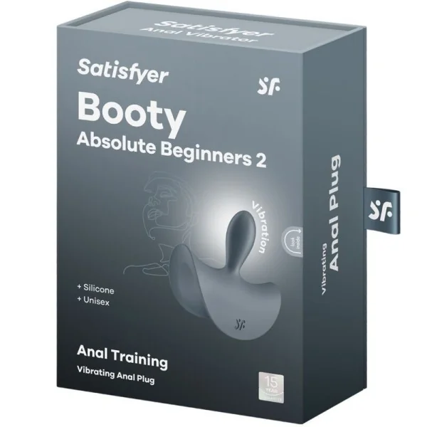 Booty Absolute Beginners 2 Anal Plug Vibrator Unisex Schwarz von Satisfyer Plugs kaufen | Fesselliebe