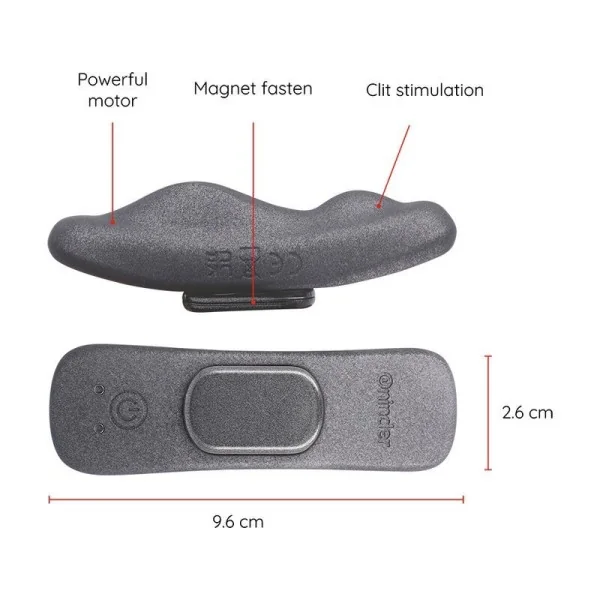 Manila Panty wiederaufladbarer Vibrator 9 Geschwindigkeiten 9,6 cm X 2,6 cm - mit kostenloser App von Oninder kaufen | Fesselliebe