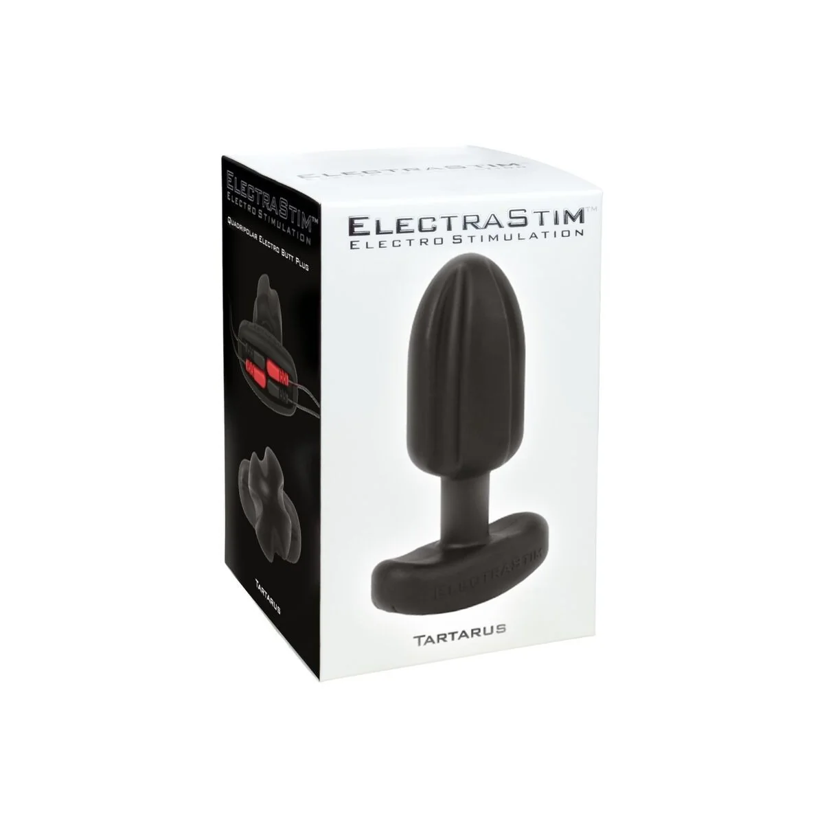 Tartarus Anal Plug Quadripolar Silikon Schwarz von Electrastim kaufen | Fesselliebe