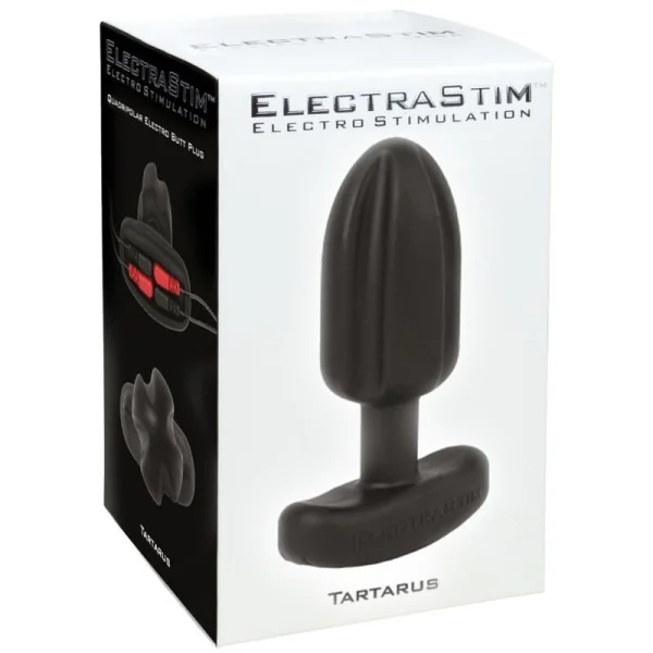 Tartarus Anal Plug Quadripolar Silikon Schwarz von Electrastim kaufen | Fesselliebe