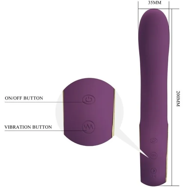 Ethan wiederaufladbarer Vibrator Lila von Pretty Love Smart kaufen | Fesselliebe