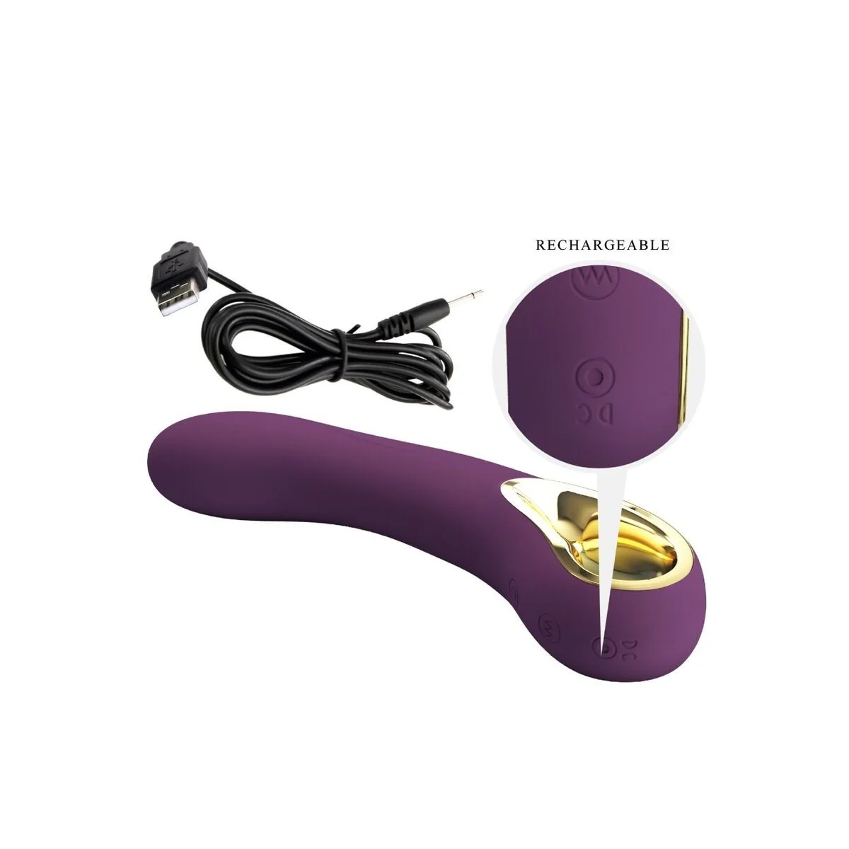 Ethan wiederaufladbarer Vibrator Lila von Pretty Love Smart kaufen | Fesselliebe