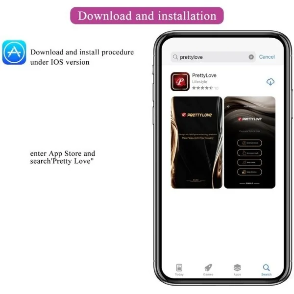 Ethan wiederaufladbarer Vibrator Lila von Pretty Love Smart kaufen | Fesselliebe