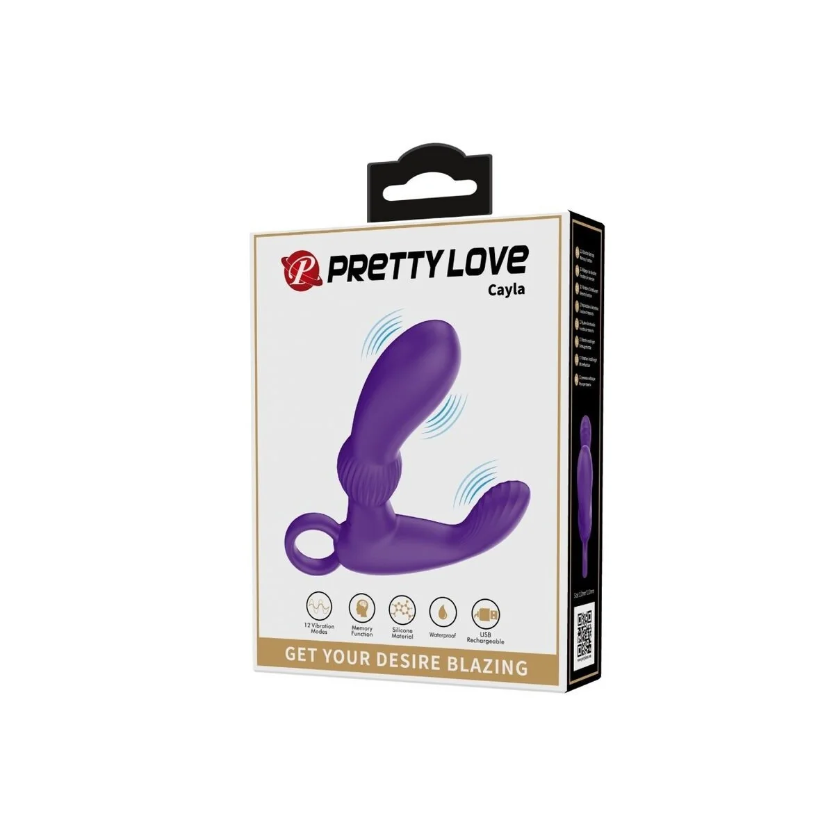 Cayla Analvibrator-Massager Lila von Pretty Love kaufen | Fesselliebe