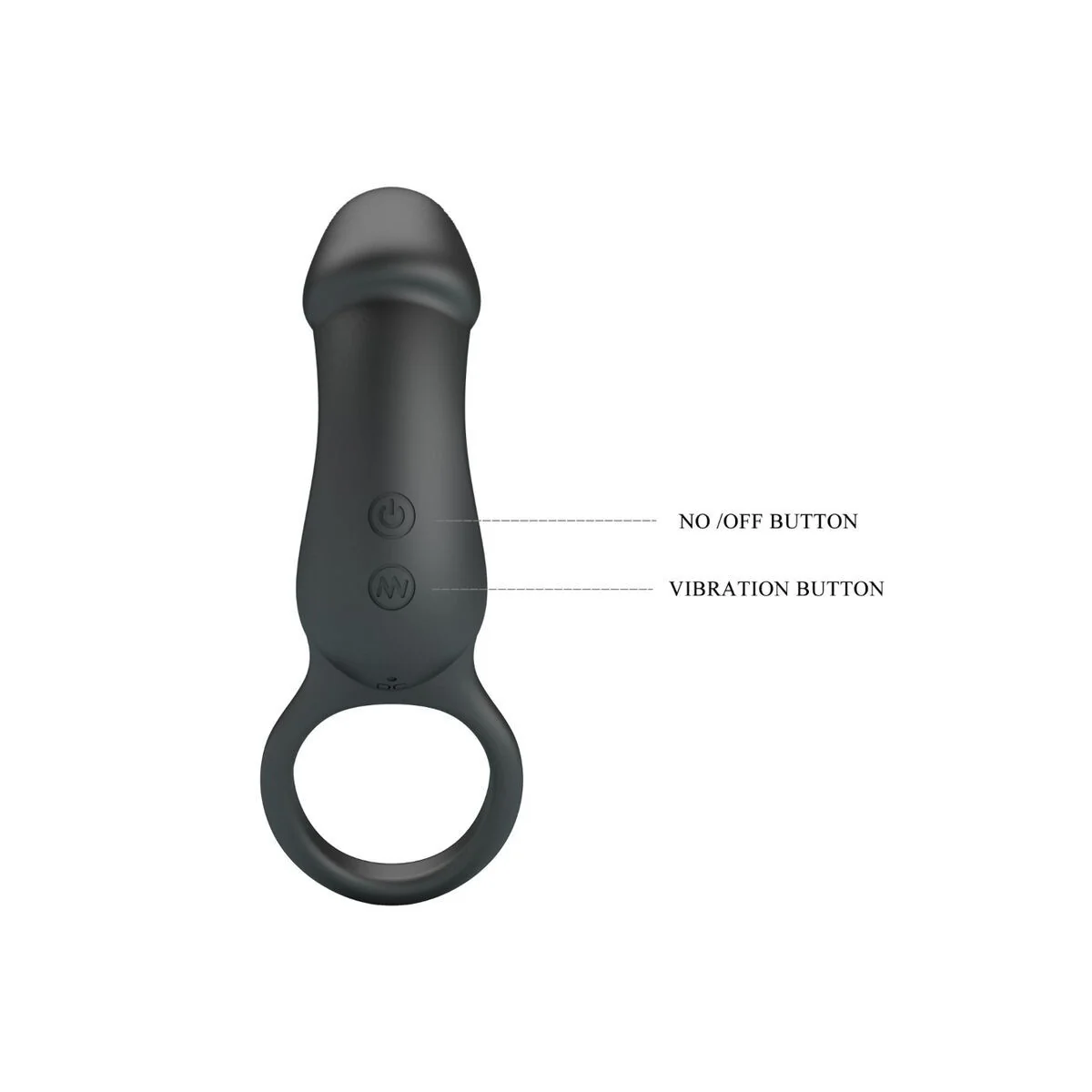 Warren Black Analring & Vibrator von Pretty Love Bottom kaufen | Fesselliebe