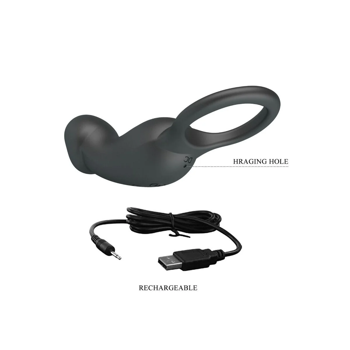 Warren Black Analring & Vibrator von Pretty Love Bottom kaufen | Fesselliebe