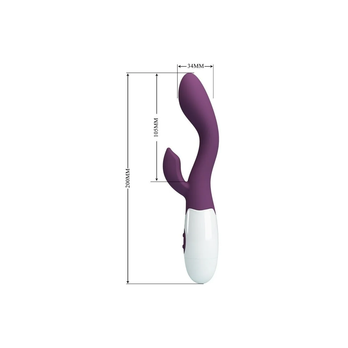 Helliger G-Spot-Vibrator Lila von Pretty Love Flirtation kaufen | Fesselliebe
