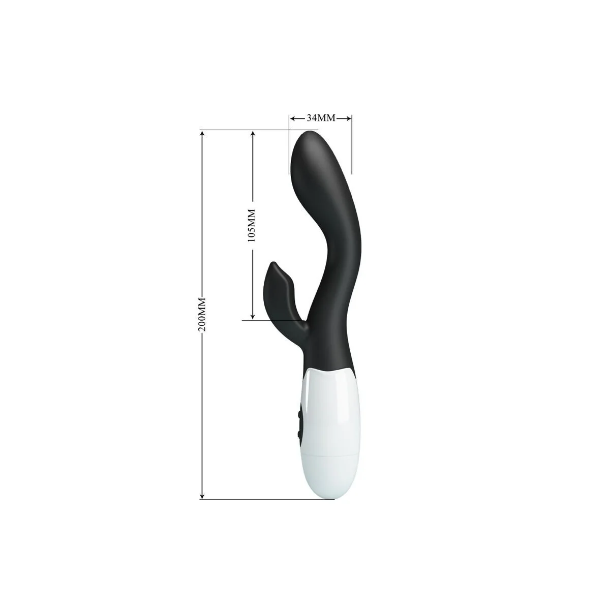 Brighty G-Spot Vibrator Schwarz von Pretty Love Flirtation kaufen | Fesselliebe