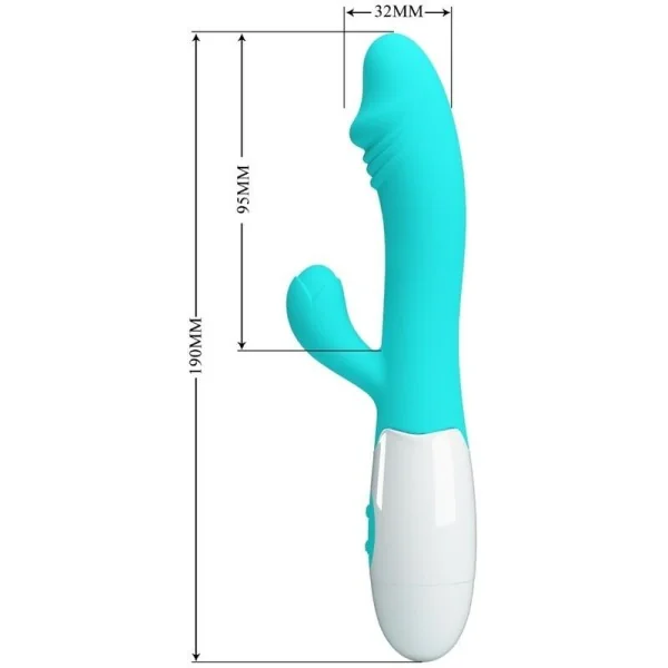 Snappy G-Spot Vibrator Aquagrün von Pretty Love Flirtation kaufen | Fesselliebe