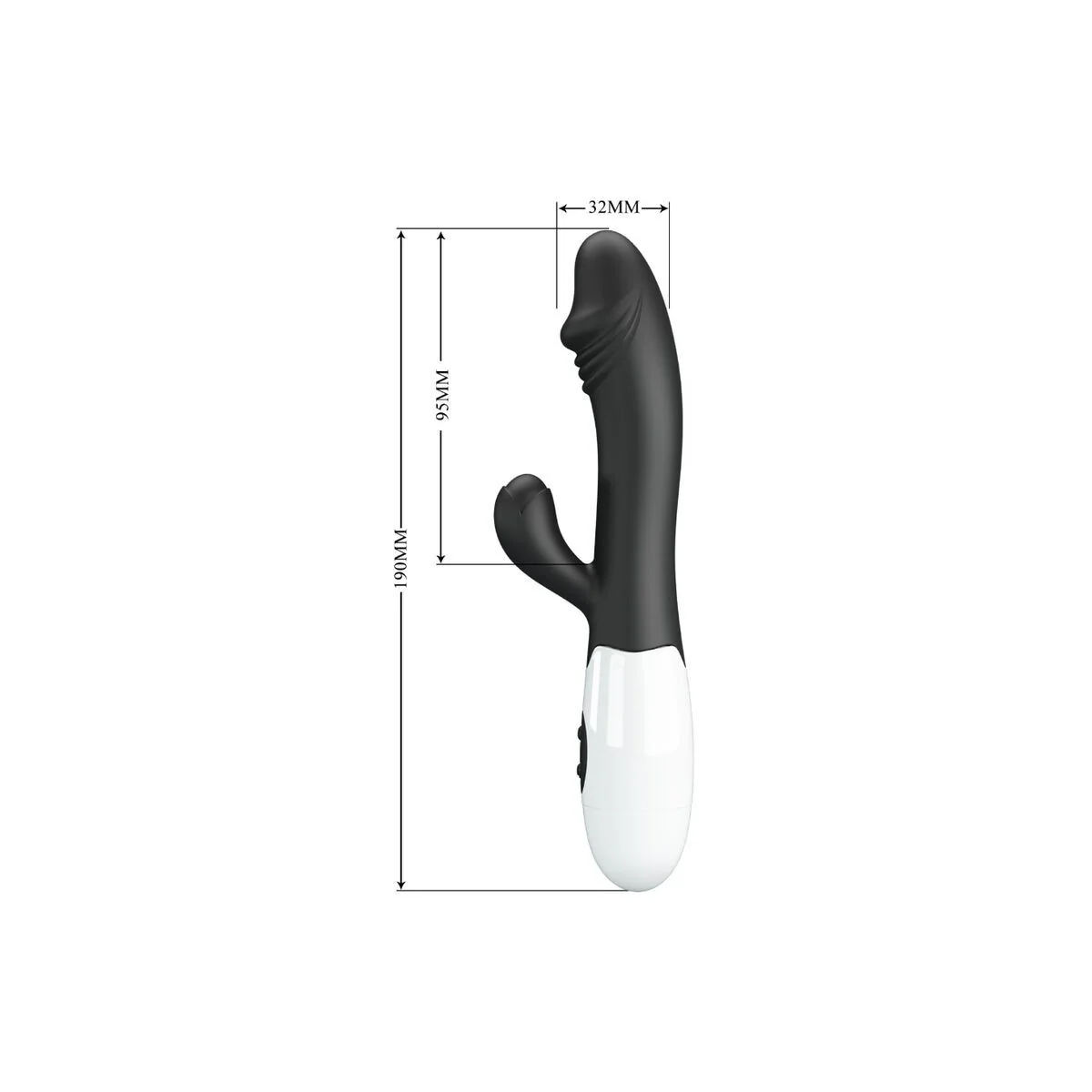 Snappy G-Spot Vibrator Schwarz von Pretty Love Flirtation kaufen | Fesselliebe