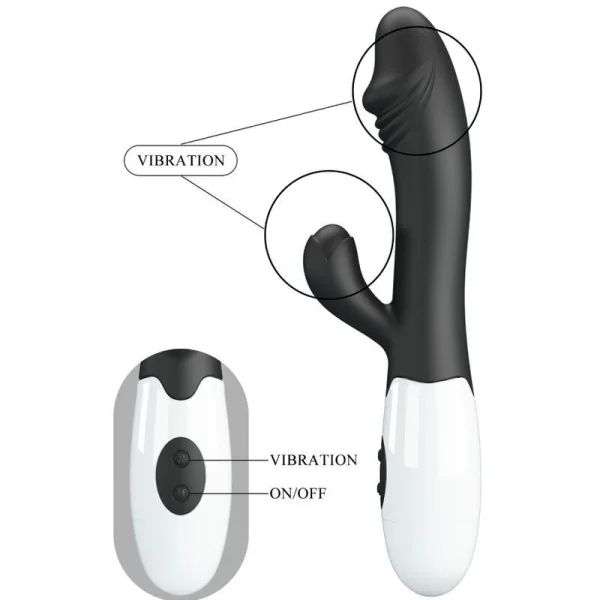 Snappy G-Spot Vibrator Schwarz von Pretty Love Flirtation kaufen | Fesselliebe
