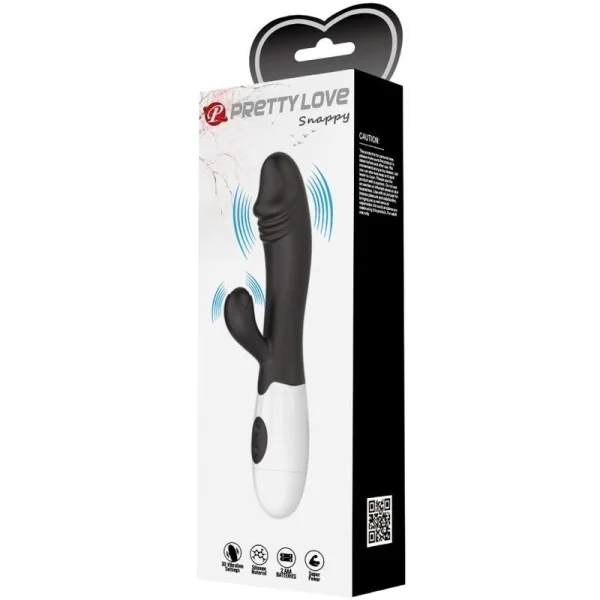 Snappy G-Spot Vibrator Schwarz von Pretty Love Flirtation kaufen | Fesselliebe
