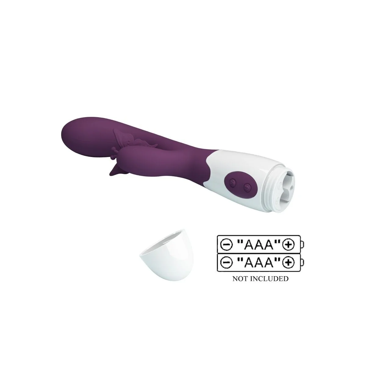 Butterfly Kiss Rabbit Vibrator & G-Spot Stimulator Lila von Pretty Love Flirtation kaufen | Fesselliebe