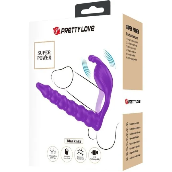 Blackney Penisringe mit Vibrator-Plug von Pretty Love kaufen | Fesselliebe