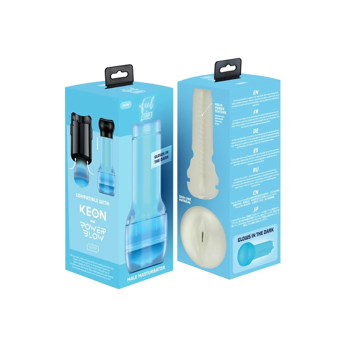 Fühlen Sie Einen Im Dunkeln Leuchtenden Stroker von Kiiroo kaufen | Fesselliebe