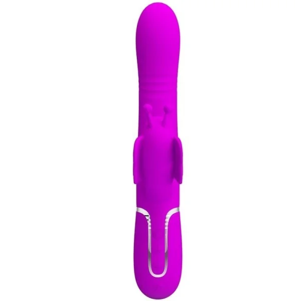 Multifunktions-Kaninchenvibrator 4 in 1 Schmetterling Fuchsia von Pretty Love Flirtation kaufen | Fesselliebe